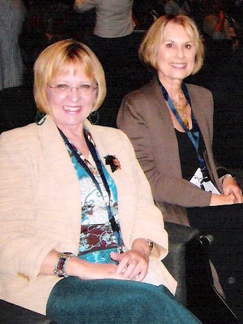 Penney & Carol Adrienne at Congress on Synchronization with Planet Earth, Lisbon, Potugal